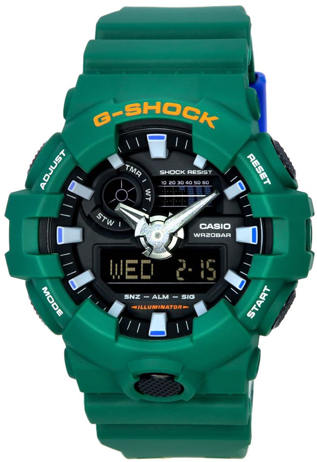 Casio G-Shock Green l Quartz GA-700SC-3A